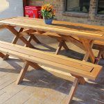 mobilier de jardin - table et bancs