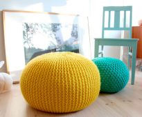 faire pouf le faire vous-même avec des fils