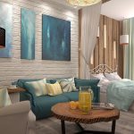 chambre salon 2 studio