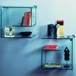 étagères en verre