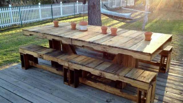 table pour donner des palettes
