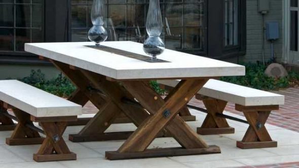 table et bancs à faire soi-même
