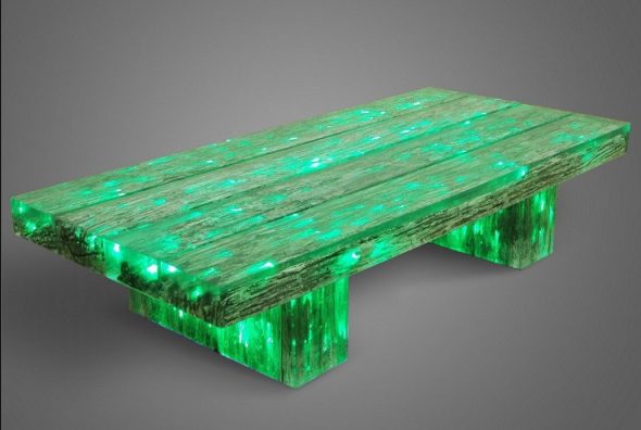 tableau lumineux faites-le vous-même vert