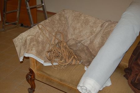 tissu pour le coin de la taille