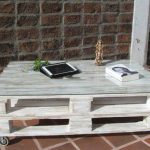 Belle table basse de palettes