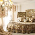 Ronde bedden in het interieur
