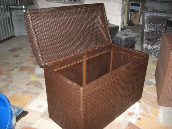 Mobilier de bricolage en rotin artificiel