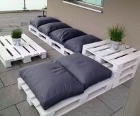 Ensemble de meubles de palettes