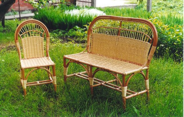Chaise en osier