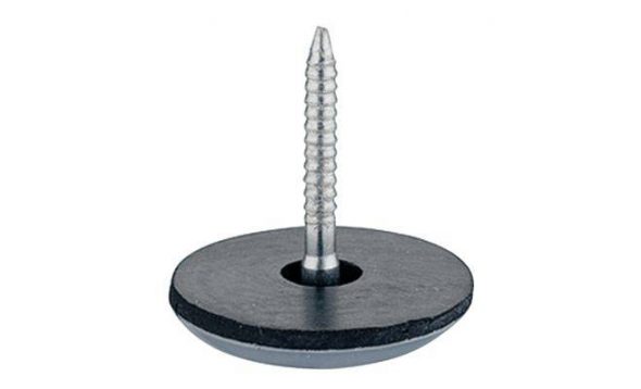Pied de meuble rond pour la conduite en 25 mm