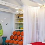 Chaise suspendue en rotin