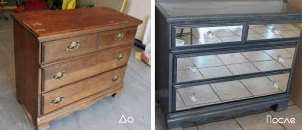 Restauro dei mobili sovietici con le proprie mani prima e dopo
