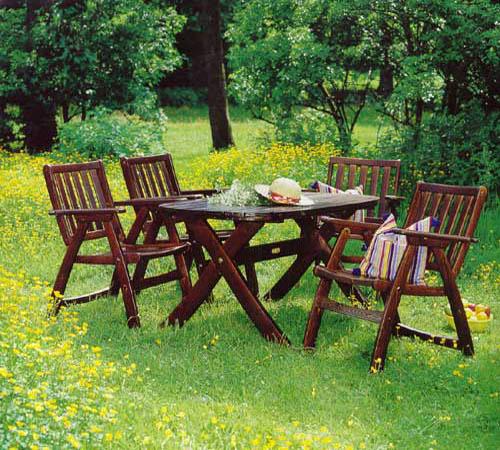 Jardin beau meuble photo en bois