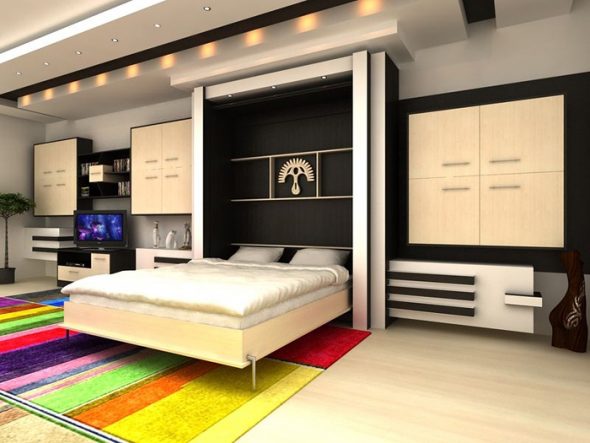 Transformateur de lit armoire