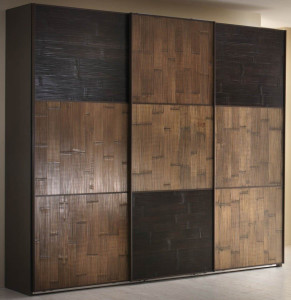 Armoire coulissante avec le film Oracal