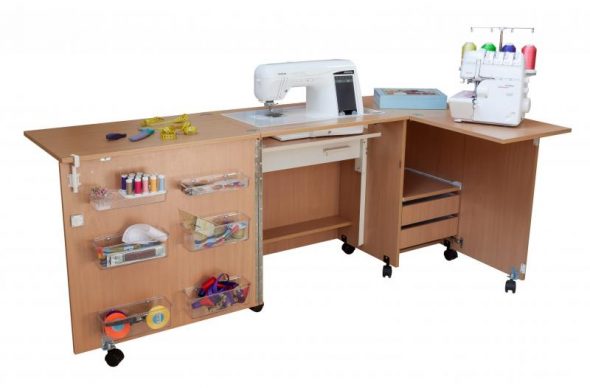 Table de couture pour le stockage et l'utilisation