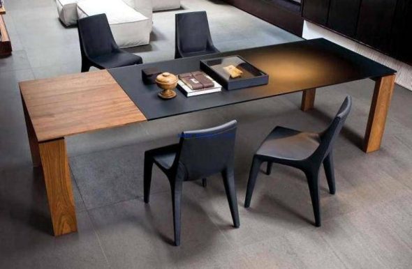 Table de transformation pour le salon