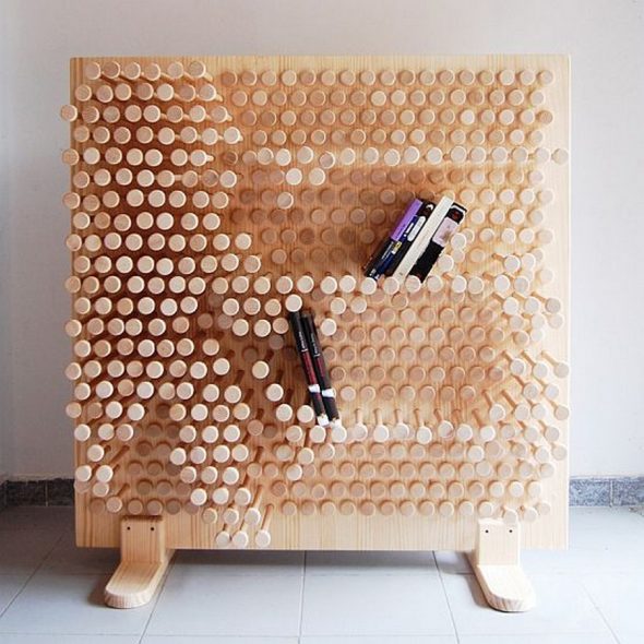Bibliothèque en bois