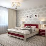 Set de chambre à coucher en bois Fortune