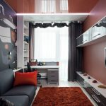 Design de chambre pour une adolescente avant-gardiste
