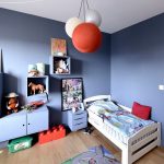 Intérieur de la chambre des enfants pour un garçon