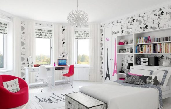 Quarto para menina adolescente Paris