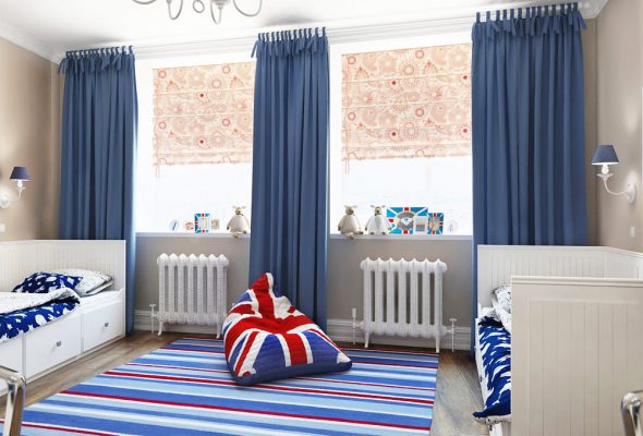 Chambre à l'anglaise pour deux garçons