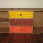 commode en carton