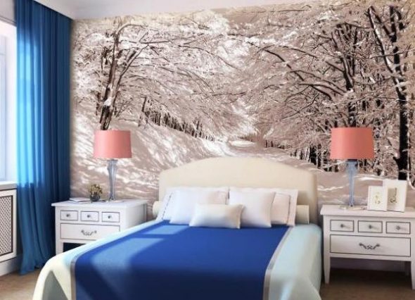 Petite chambre en hiver