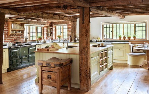 Meubles de cuisine de style campagnard