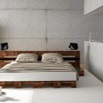 Meubles de palettes dans un studio