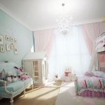 Dormitorio suave y acogedor para una chica linda.