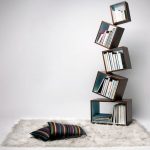 Bibliothèque originale de forme irrégulière