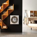 Étagères originales à l'intérieur des chambres