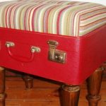 Ottoman souple original de la valise