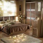 Disposition de la chambre romantique