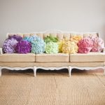 Coussins d'intérieur Rainbow Flowers