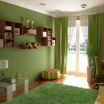 Étagères pour les livres et la décoration dans le salon
