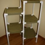 Racks de stockage multi-niveaux pour tubes en PVC à faire soi-même
