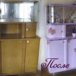 restauratie van oude meubilair-buffetfoto's voor en na
