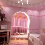 Dormitorio rosa para una verdadera princesa.