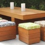 Mobilier de jardin fait maison