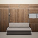 Ensemble chic avec mobilier intégré pour le salon