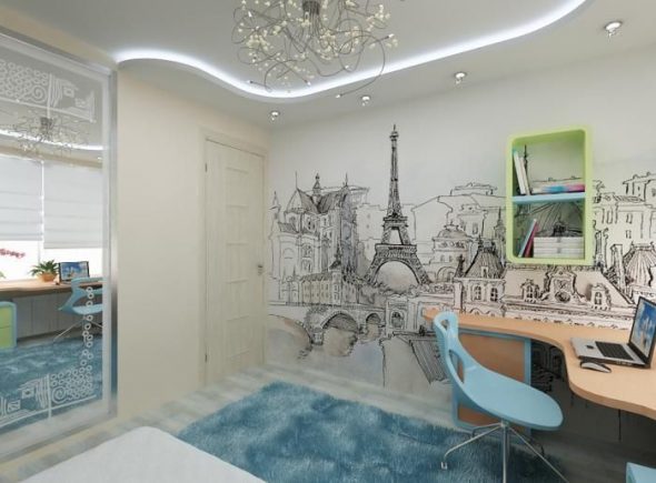 Quarto para adolescente Paris