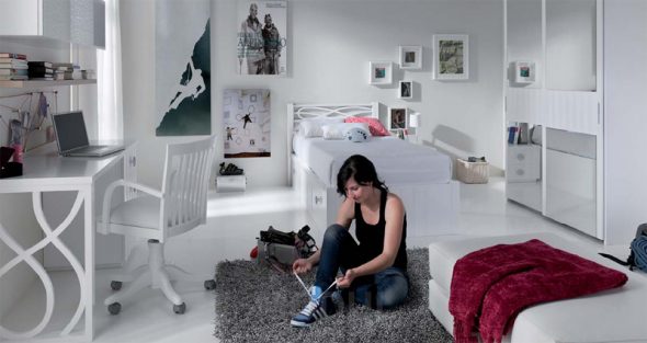 Quarto para uma menina adulta Pinnithel tops