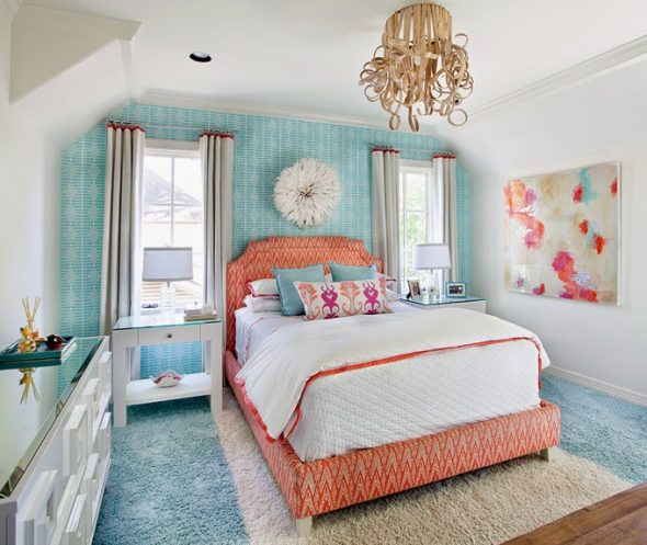 Quarto elegante para uma menina adulta