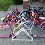 Parking pour les vélos de tuyaux en PVC