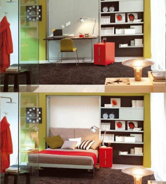 Table de lit transformateur