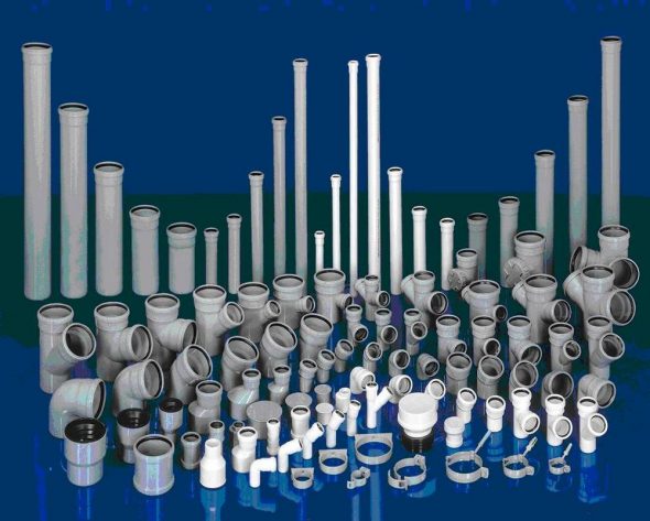 Types de tuyaux en plastique