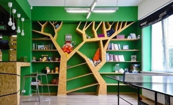 Étagères à livres intégrées